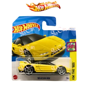 Hot Wheels 2024 '90 Acura NSX Yellow HW The '90S Short Card with Case - Picture 1 of 10