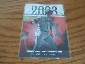 2024 Topps '23 Greatest Hits #23GH18 Gunnar Henderson ORIOLES - Picture 1 of 2