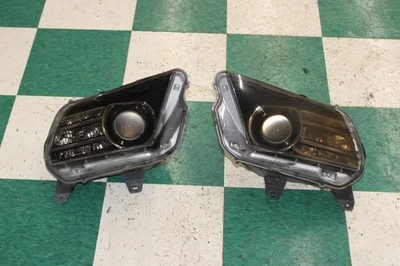 13-14 Mustang Aftermarket Tinted Pair Driver Passenger Headlight Head Light Lamp Foto 1 de 4
