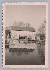Spiegelung Gebäude Sägewerk - Altes Foto - Picture 1 of 2