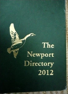RARE The Newport Directory 2012 Exclusive Newport Rhode Island Annual Elite Book - Picture 1 of 10