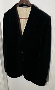 Tiger Of Sweden Men’s Velvet Jacket 40L Deep Blue Cocktail Dinner Tuxedo Vintage - Picture 1 of 14