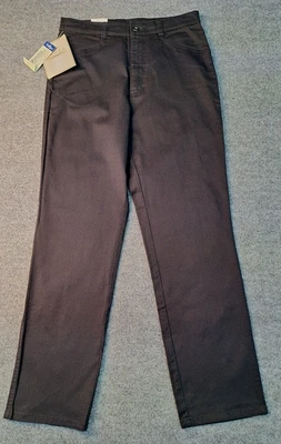 Vintage Wrangler Casual Pants Women's 12x30 Black Western Memory Fit Pockets NOS - Image 1 of 4