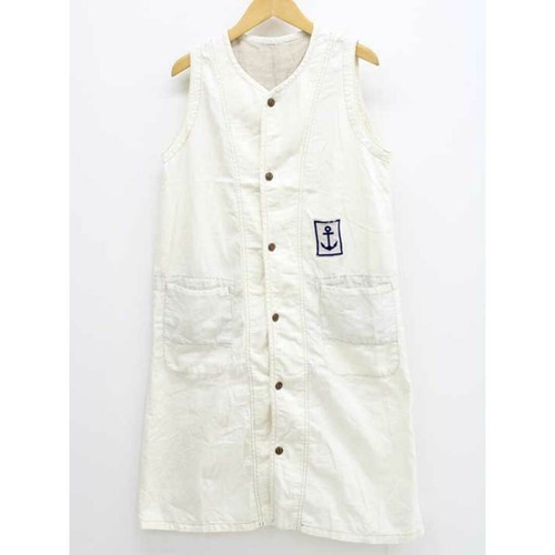 OFF WHITE Kaikudo abito bottoni davanti bianco sporco donna 2 nuovo arrivo△ Usatoni 0