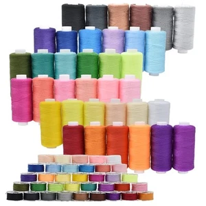 72Pcs Bobbins Sewing Threads Kit, 36 Colors 400 Yards per Polyester Thread Sp... - Picture 1 of 6