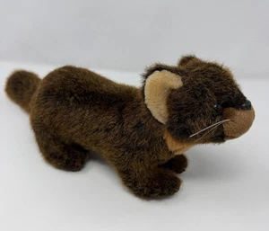 Stofftier Haus Plüsch Martes der Marder Realistisches Spielzeug Vintage - Bild 1 von 4