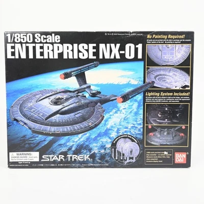Star Trek 1/850 U.S.S. Enterprise NX-01 Plastic Model Kit Bandai - Image 1 of 4