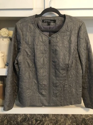 Very Nice. Women’s Jacket. Petite LG. KASPER ESSENTIAL .New Without Tags Grey. - Image 1 of 4