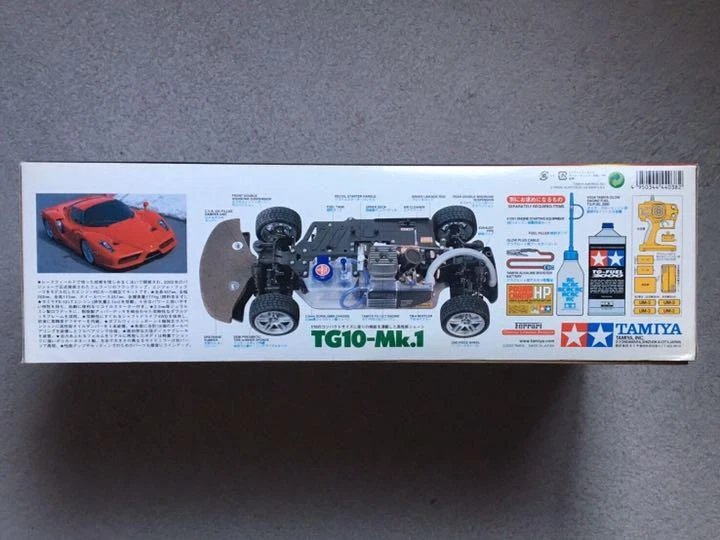 Tamiya Engine Rc 1/10 Enzo Ferrari Tg10-mk.1 Nitro Gas Powered On-road Car - Image 1 of 4
