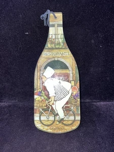 Decorative Glass Cheese Paddle Chef - Picture 1 of 4