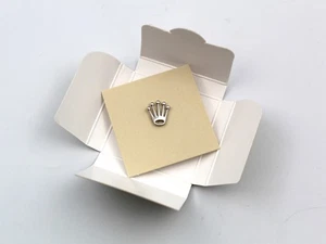 Gadget Collezione Orologi Rolex Spilla Argento Originale Alta Qualità Lusso New - Picture 1 of 4