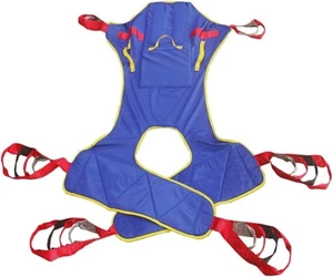 BUYHAO Universal Patient Ganzkörper Lift Schlinge mit Kopf Rücken GROß Transfer - Bild 1 von 9