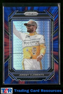 2023 Panini Prizm #58 Jeremy Clements Hyper Prizm Red and Blue #/299 - Picture 1 of 2