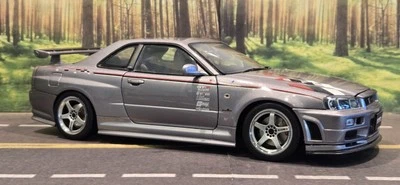 **LEER** 1/18 Autoart Nissan Skyline GT-R R34 Nismo S-Tune Athlete Plateado Foto 1 de 4