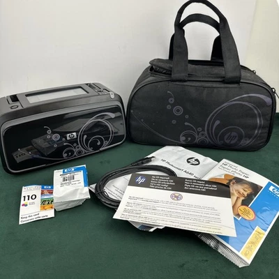 HP Photosmart Printer A640 Series with Carrying Case, Cords - Image 1 of 4