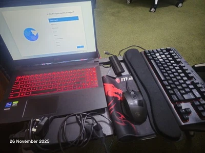 MSI Gaming Laptop i7-11800H/RTX3060/16GB RAM/512GB SSD BUNDLE  - Image 1 of 4