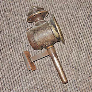 Large antique carriage lamp copper for restoration approx. 50 x 20 cm - Picture 1 of 5