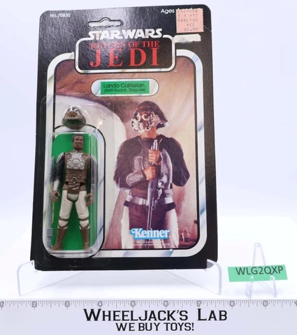 Lando Calrissian Skiff Guard 65 Back-B Star Wars ROTJ 1983 Kenner NEW MOSC Cover