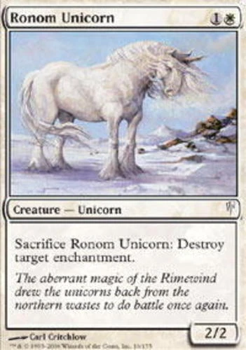 Ronom Unicorn ~ Moderately Played ColdSnap MTG Magic UltimateMTG White Card - Image 1 of 1