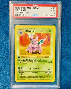 Pokémon Nidorini 1999 1a edizione base Psa 9 37/102 - Foto 1 di 1
