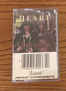 HEART "LITTLE QUEEN" RARE ORIGINAL 1985 USA CASSETTE/TAPE ALBUM - Picture 1 of 1