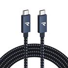 RAMPOW USB Type C-Type C Cable 2M Black PD3.0 / USB 3.1 Gen2 Compatible 2M