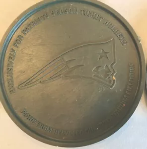 NEW ENGLAND PATRIOT DRINK COASTERS (4) MADE FROM THE TURF - SEASON TICKET HOLDER - Picture 1 of 2