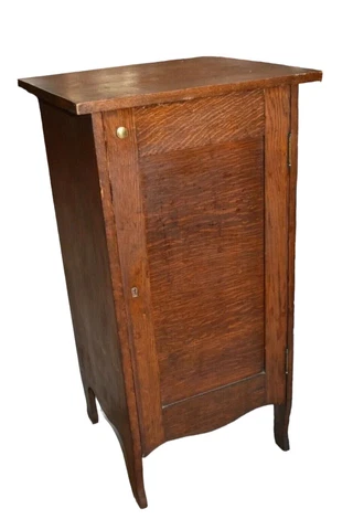 Antique Oak Music Cabinet, Single Door by Nicholson Sectional, Chase City Cover