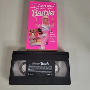 Barbie Dance Workout VHS 30 Minutes Songs by Love Hewitt - Picture 1 of 5