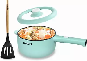 Electric Cooker, 2L Non-Stick Sauté Pan, Rapid Noodles Mini Pot for Steak, Egg,  - Picture 1 of 12