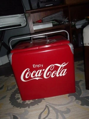 Progress Refrigerator Co.- Vintage Coca Cola Raffreddatore in Metallo - Immagine 1 di 4