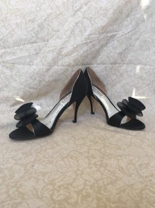 Badgley Mischka Xango Black Satin, Women’s Shoes, Size 6M - Picture 1 of 6