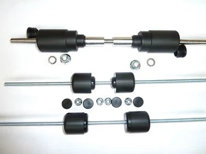 Ducati Hypermotard Evo'1100  CRASH MUSHROOMS SLIDERS BUNGS BOBBINS SET OF 6 S2G - Picture 1 of 10