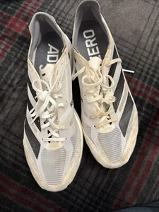 Adidas AdiZero Adios 7 Womens Athletic Running Shoes Size 10 White GV7070 - Picture 1 of 8