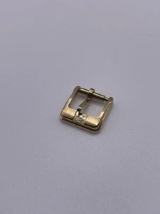 Vintage Omega Watch Buckle, Small, Gold Plated, Probably Ladies - Bild 1 von 3