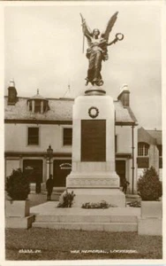 FOTO REAL POSTAL DEL MEMORIAL DE GUERRA, LOCKERBIE, DUMFRIESSHIRE, ESCOCIA - Imagen 1 de 2
