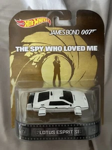 Hot Wheels Retro James Bond 007 The Spy Who Loved Me Lotus Esprit S1 A60 - Bild 1 von 1