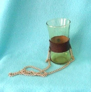 Vintage Swinger Novelty Bar Glass on Chain - Picture 1 of 2