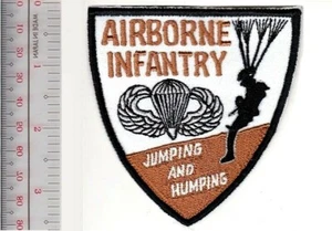 United States US Army Airborne Parachute Infantry Jumping & Humping No Tariff - Picture 1 of 1