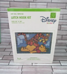 Winnie the Pooh and Tigger Latch Hook Kit Bounce 20" x 30" Disney Caron - Picture 1 of 3