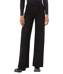 Joe's Jeans Women's Mia Petite High Rise Wide Leg Jean, Black - Picture 1 of 2
