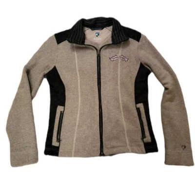 KUHL Sierra Nevada Brewery Gray Full Zip Alpaca Fleece Sweater Jacket Medium - Image 1 of 4