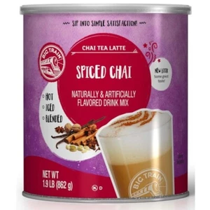 Big Train Spiced Chai Tea Latte Beverage Mix, 1.9 Pound (Pack of 1) - Picture 1 of 23