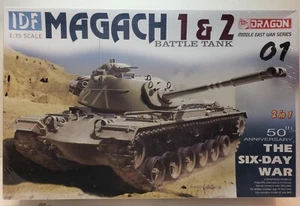 Dragon 1/35 Model IDF Magach 1 & 2 Battle Tank Armored Middle East War Series - Bild 1 von 7