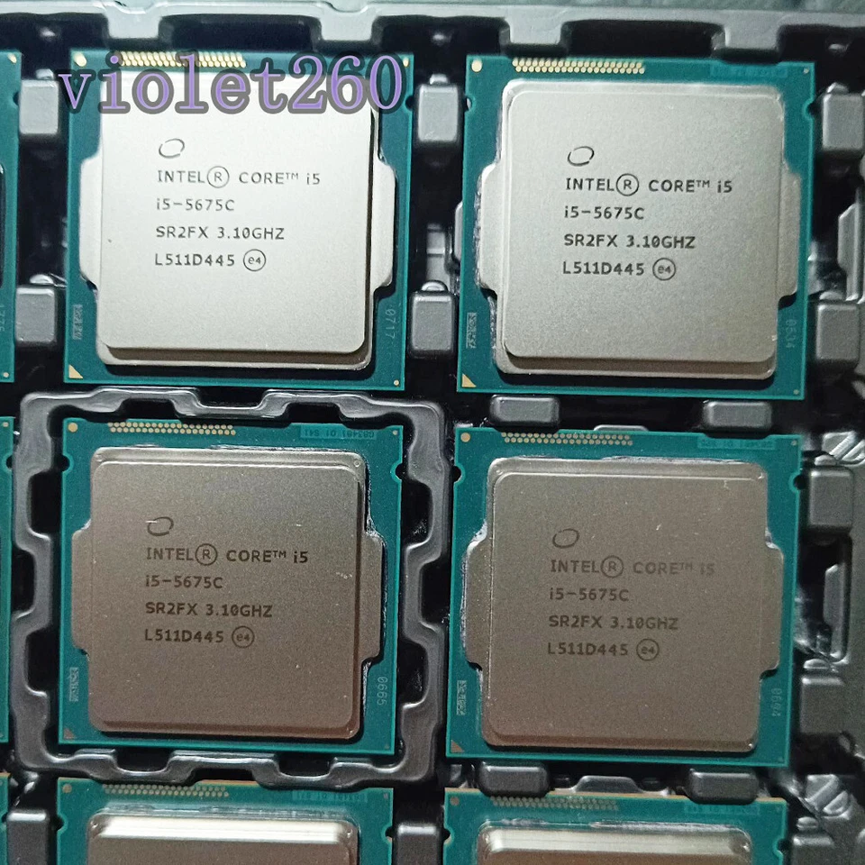 5Th Gen Intel Core i5-5675C  LGA1150 CPU Processor 3.1GHz 4M Cache 4-Core 65W - Image 1 of 1