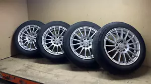 FORD FIESTA MK7 CALIBRE 15" ALLOY WHEELS SET 15 SPOKE 8 STUD 4X100 15X6 1/2 JJ - Picture 1 of 15