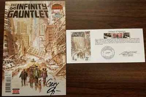 Infinity Gauntlet (2015) #3 SIGNED Gerry Duggan Notarized Witness of Signature - Picture 1 of 5