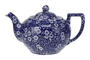 Burleigh - Blue Calico - Teapot - 99598N - Picture 1 of 4