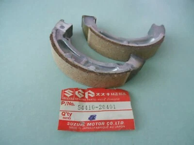 Nuevo juego de zapatas de freno todoterreno OEM Suzuki 1982 1985 RM80 # 54410-20401 Foto 1 de 2