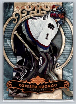 # 60 Roberto Luongo Vancouver Canucks 2007-08 Upper Deck Artifacts - Image 1 of 2
